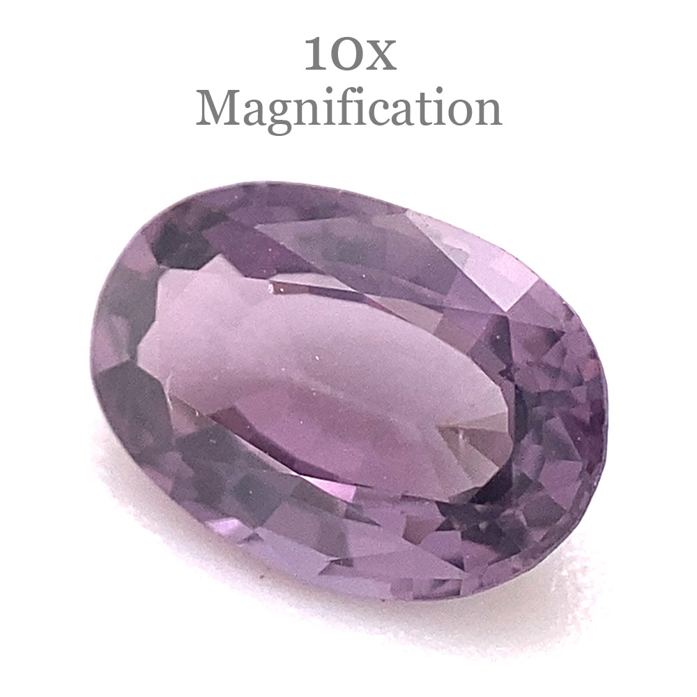 0.93ct Lavender Purple Spinel from Sri Lanka, unheated oval gemstone by SkyJems, Canadian fine gem specialists