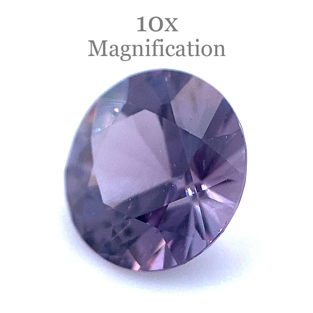 0.92ct Round Violet Spinel from Tanzania, Mixed Cut Gemstone by SkyJems - Premium Purple Loose Stone