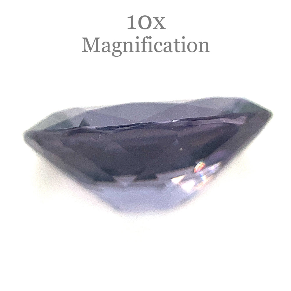 2.64ct Bluish Purple Pear Spinel from Sri Lanka, unheated natural gemstone by SkyJems Canadian gem specialists