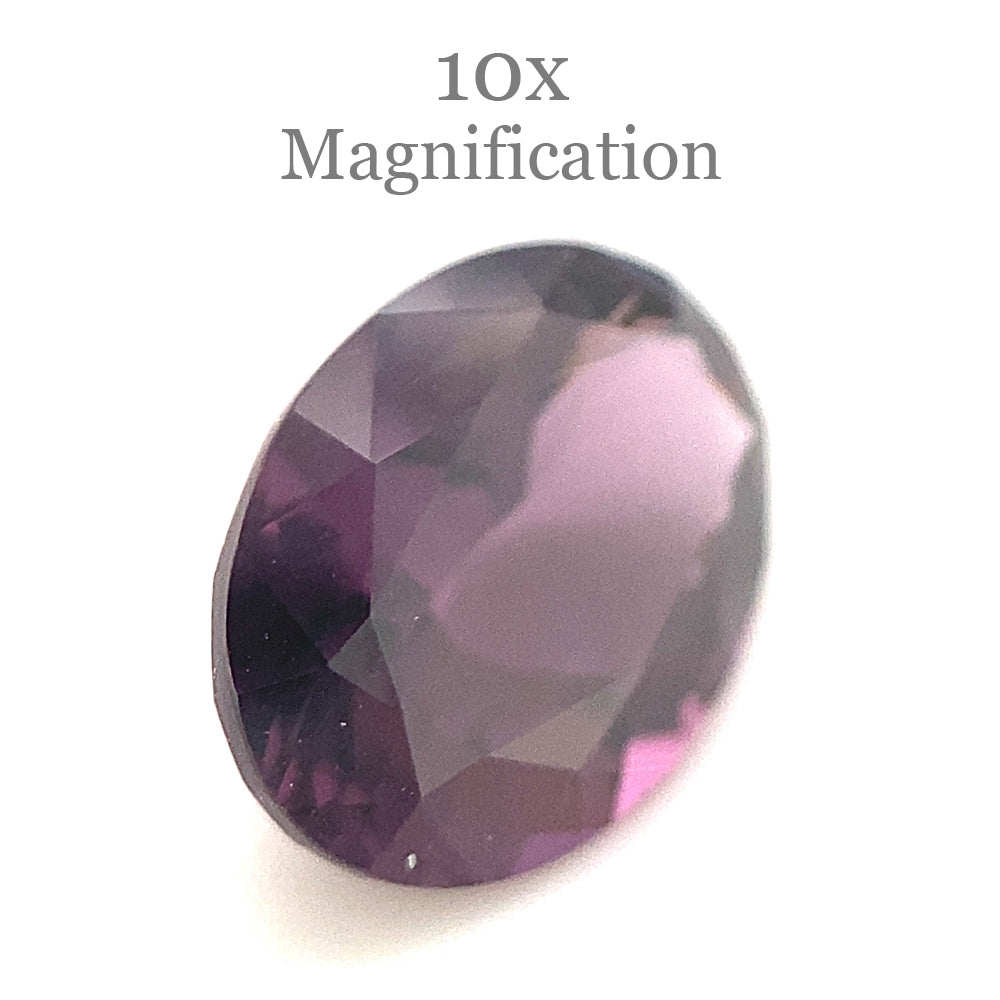 2.22ct Oval Purple Spinel from Sri Lanka, unheated natural gemstone by SkyJems, premium Canadian colored gem specialists