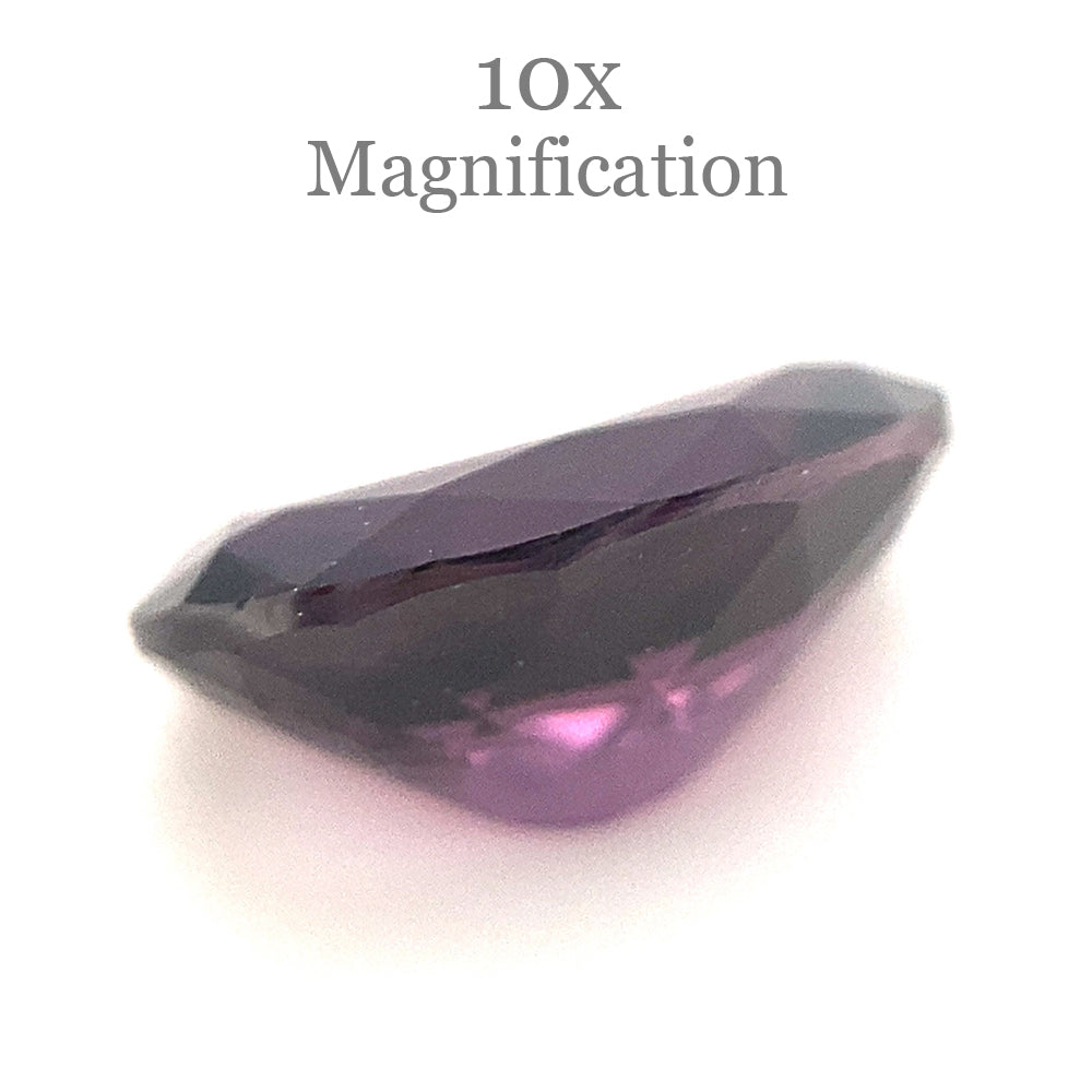 2.22ct Oval Purple Spinel from Sri Lanka, unheated natural gemstone by SkyJems, premium Canadian colored gem specialists