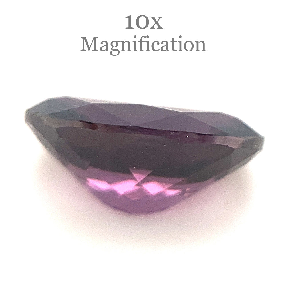 2.22ct Oval Purple Spinel from Sri Lanka | Unheated Gemstone by SkyJems, Rare Collector's Gem