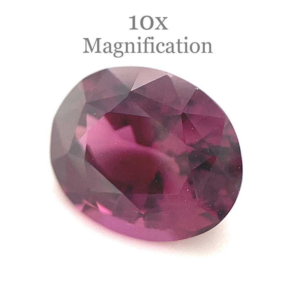 2.91ct Oval Purplish Pink Spinel from Sri Lanka Unheated - Skyjems Wholesale Gemstones