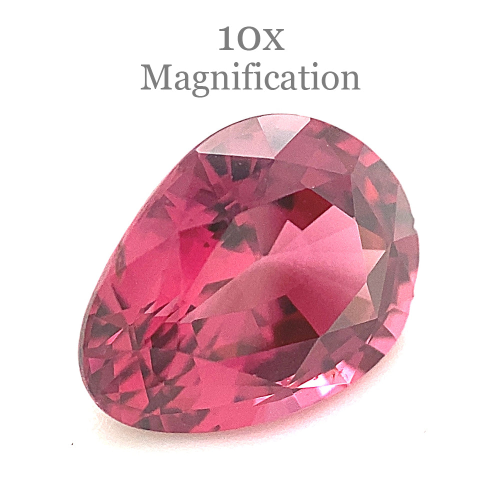 1.94ct Pear Pink Spinel from Sri Lanka, unheated gemstone by SkyJems - rare, slightly purplish pink precious stone