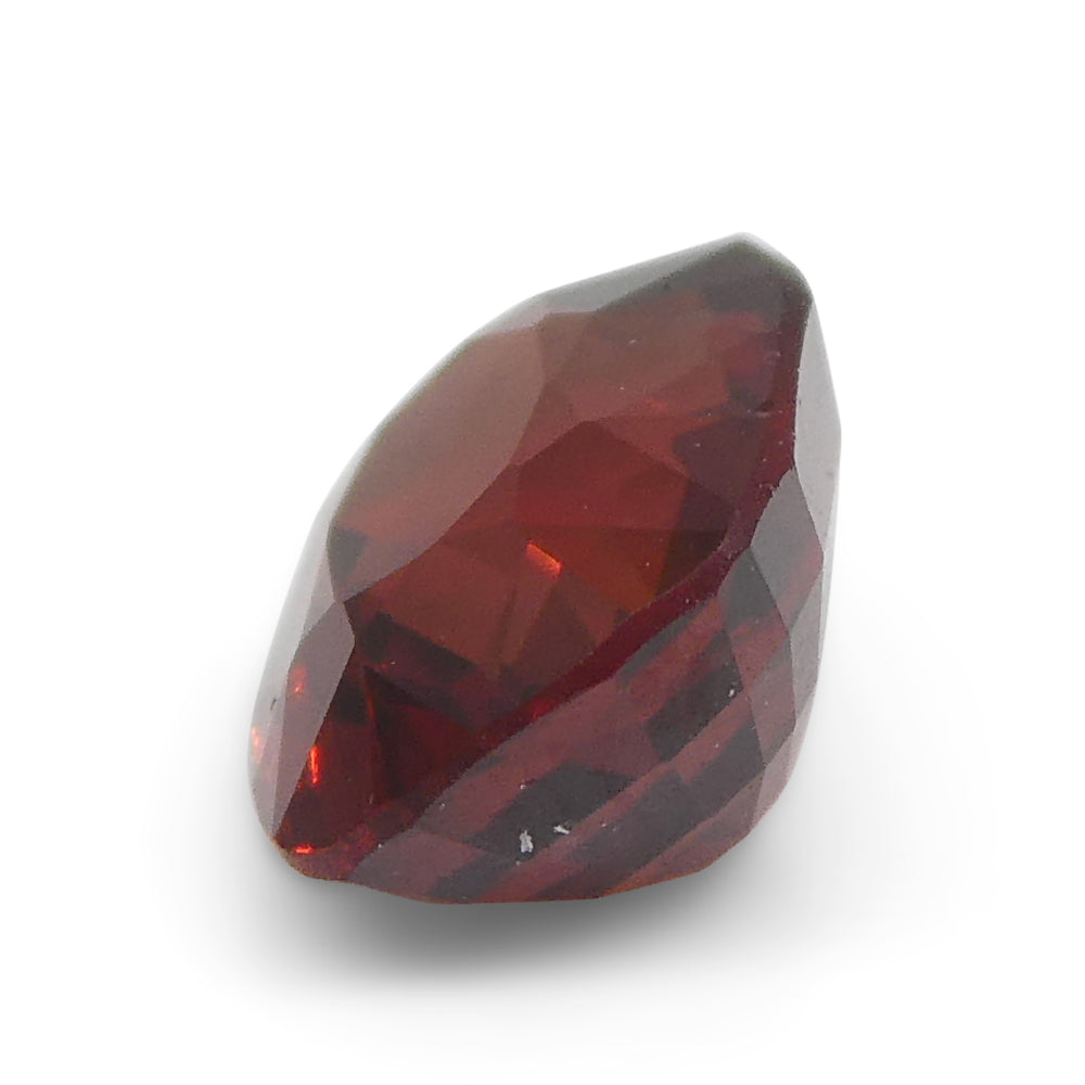 0.98ct Slightly Purple Red Cushion Spinel from Sri Lanka, precision-cut gemstone by SkyJems Canadian gem specialists