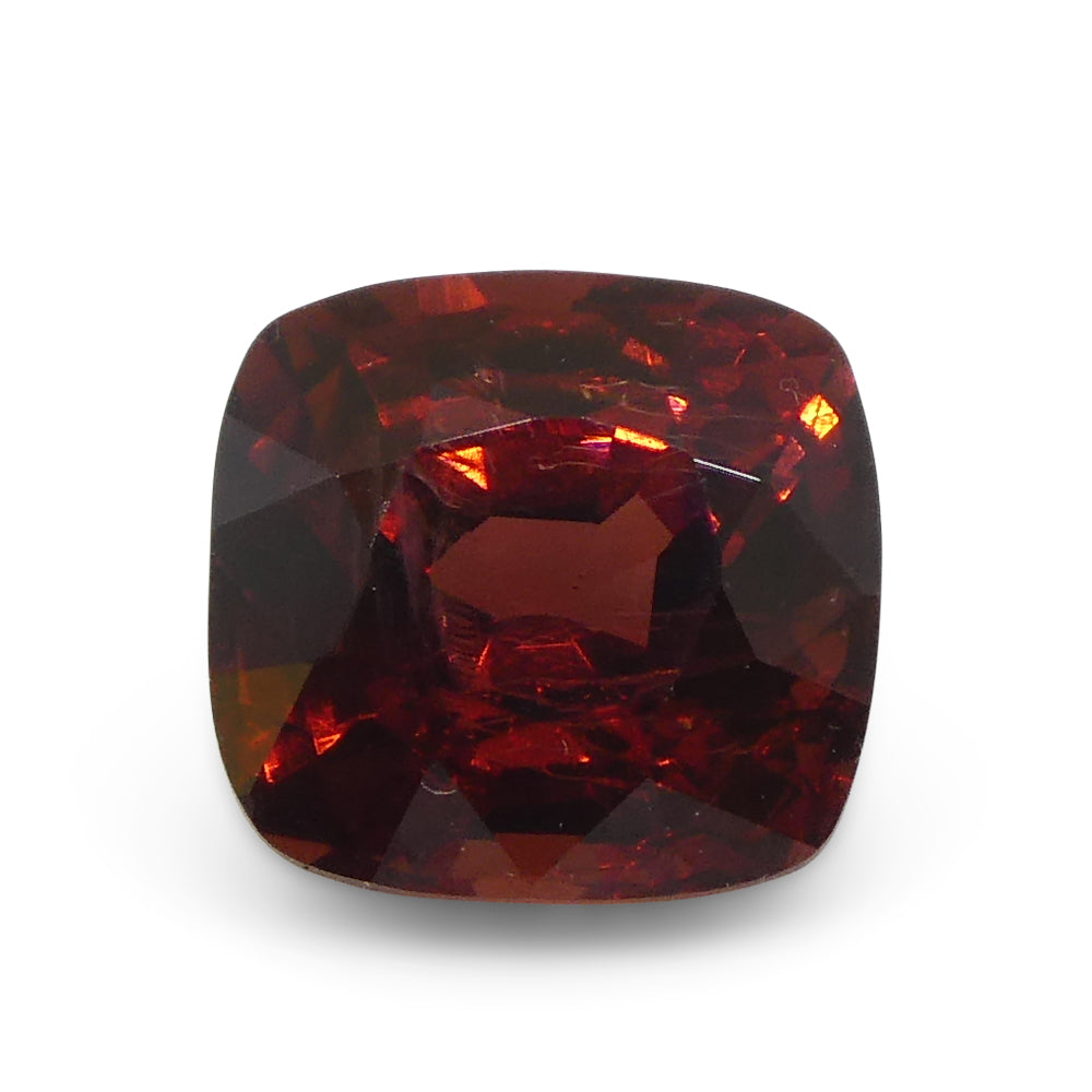 0.9ct Cushion Red Spinel from Sri Lanka, vibrant single stone by SkyJems, premium unheated Ceylon gemstone