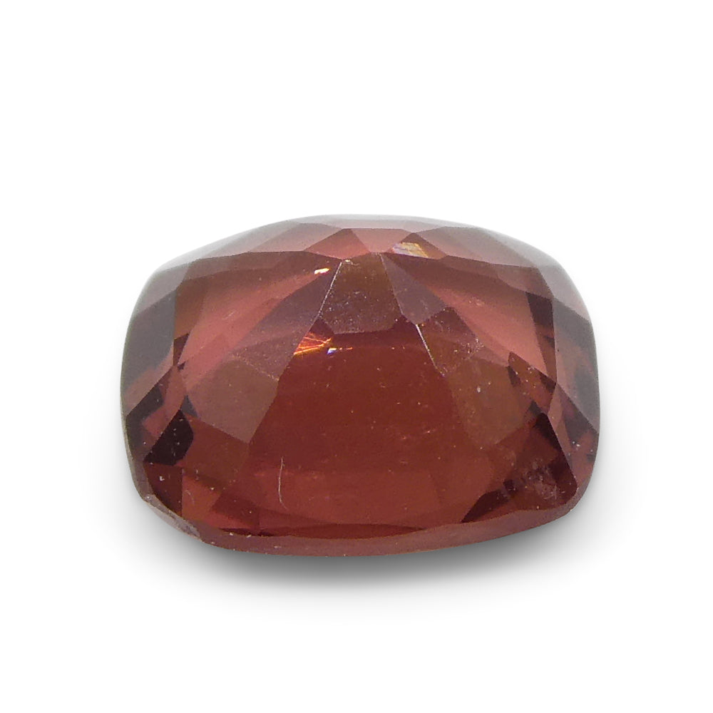 0.74ct Cushion Red Spinel from Sri Lanka, vibrant Slighly Orange Red gem by SkyJems, premium Canadian gemstone specialists