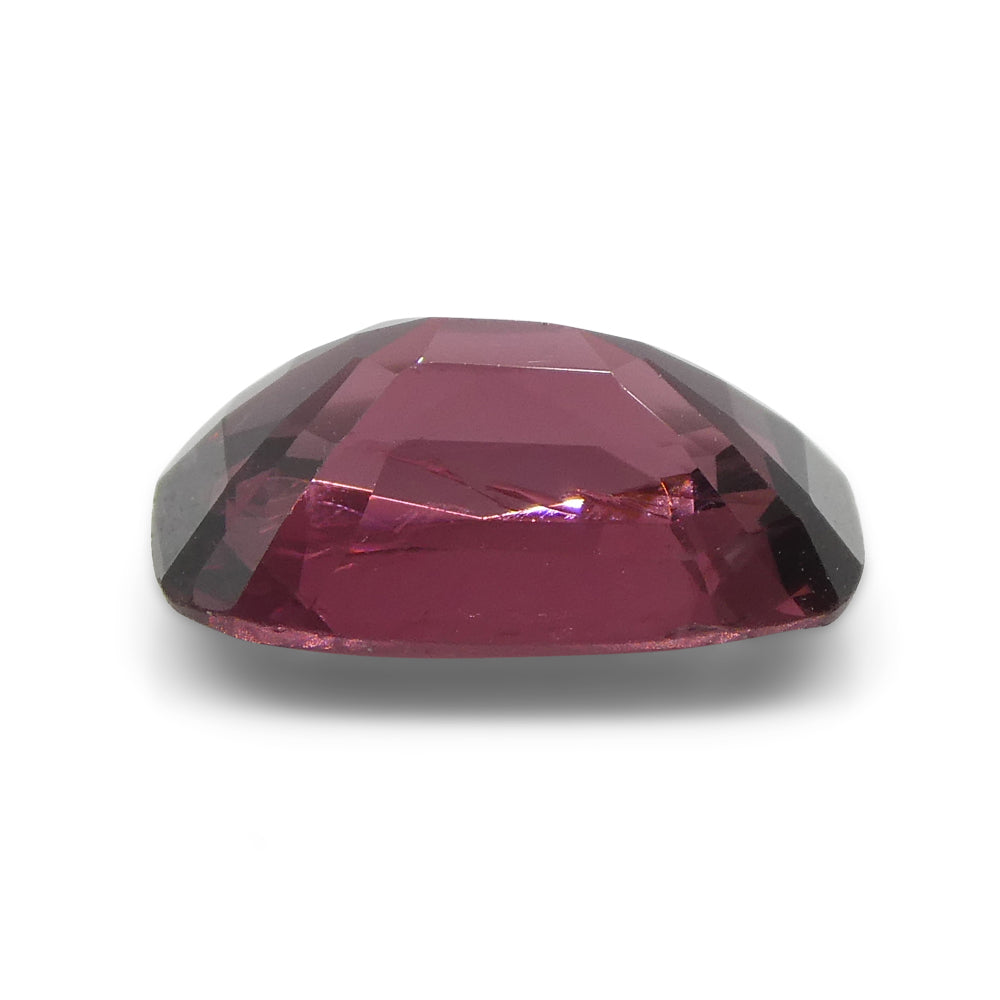 SkyJems 3.24ct Pinkish-Red Burmese Spinel, Rectangular Cushion Cut, Rare Collector's Gemstone