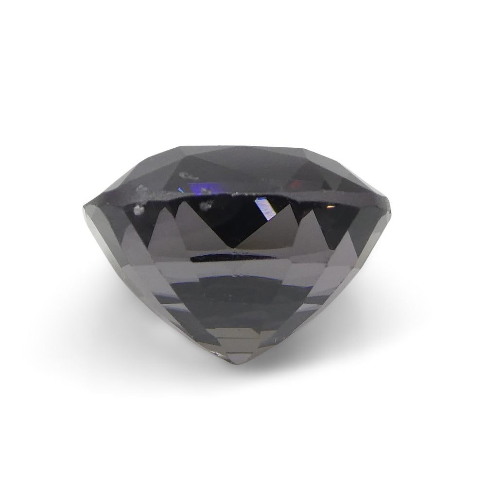 5.25ct Burmese Grey Spinel Rectangular Cushion Cut | Premium Rare Gemstone by SkyJems Canadian Gem Experts