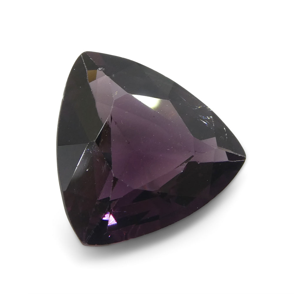 4.65ct Trillion Purple Spinel from Burma, rare gem by SkyJems - premium unheated purple gemstone from Myanmar
