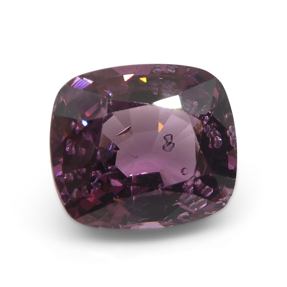 4.02ct Purplish-Pink Burmese Spinel, Rectangular Cushion Cut | Premium Gemstone by SkyJems Canadian Gem Experts