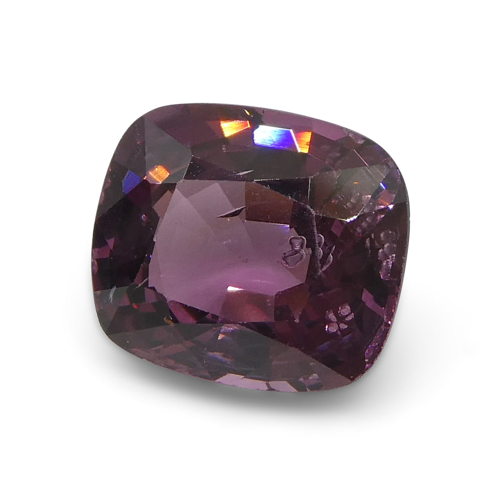 4.02ct Purplish-Pink Burmese Spinel, Rectangular Cushion Cut | Premium Gemstone by SkyJems Canadian Gem Experts