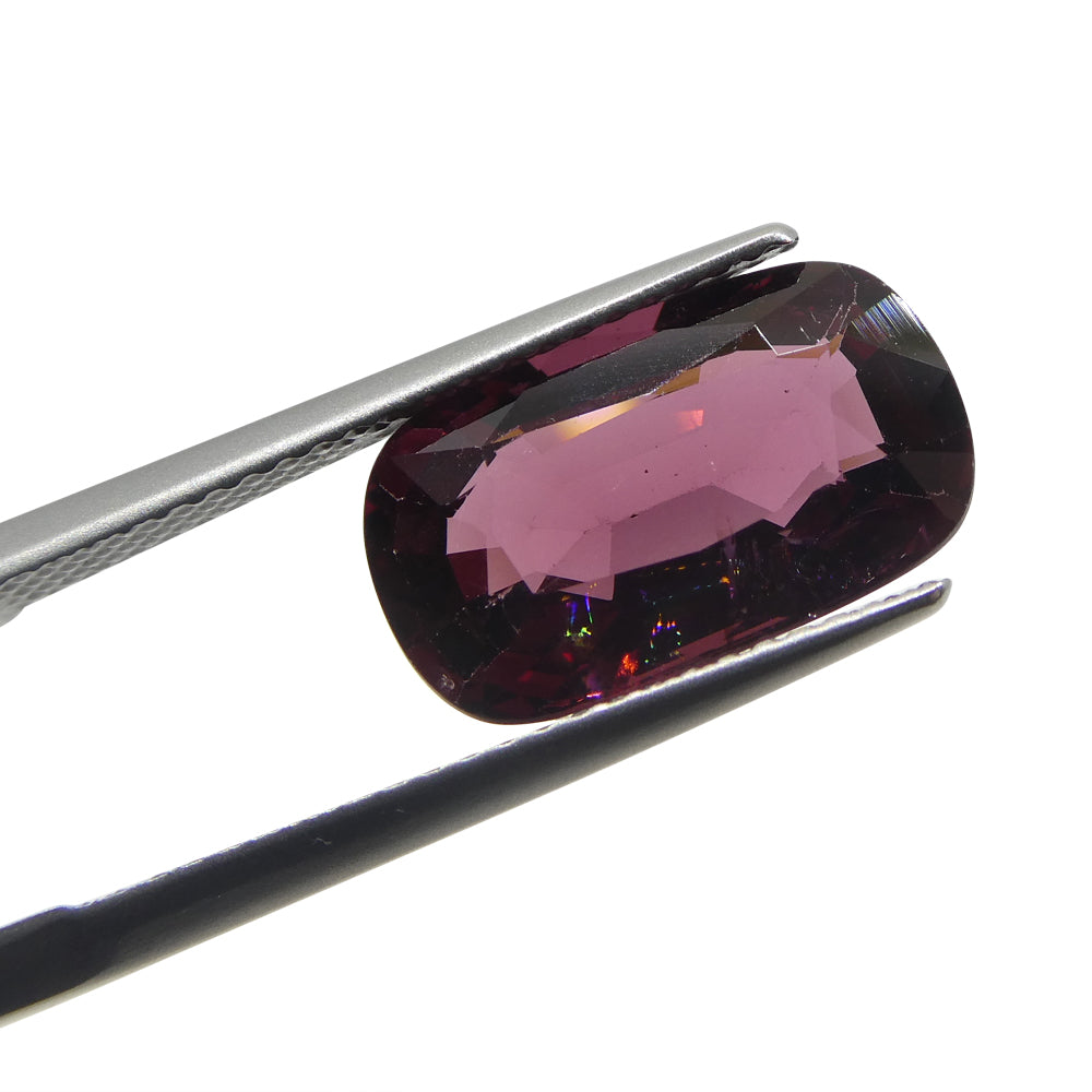 5.62ct Burmese Red Spinel Rectangular Cushion Gemstone | Premium Rare Red Gem from SkyJems Canadian Collection