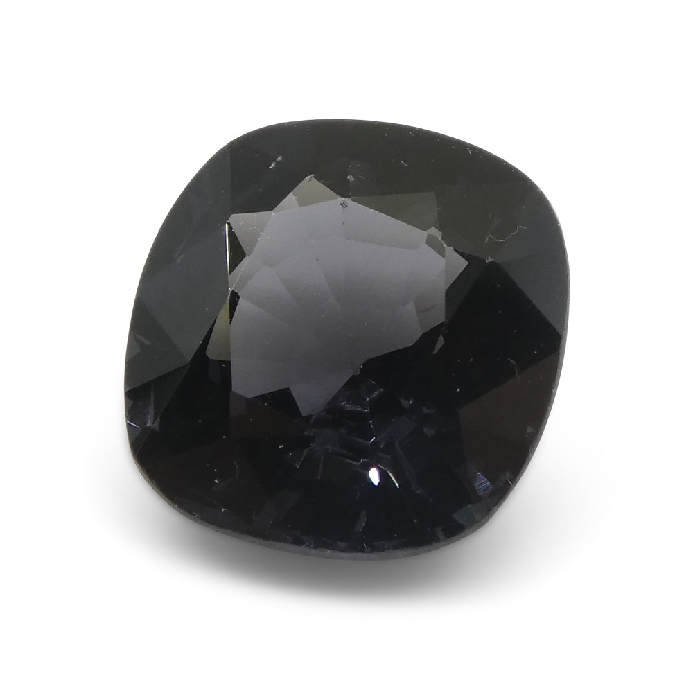 3.47ct Burmese Grey Spinel Rectangular Cushion Gemstone from SkyJems' Rare Collector's Collection
