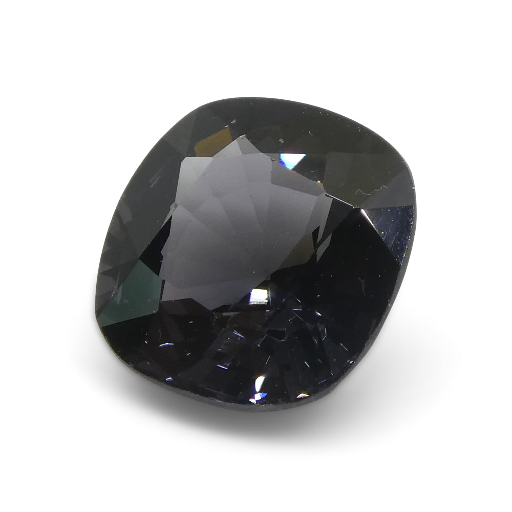 3.47ct Burmese Grey Spinel in Rectangular Cushion Cut, Unheated Natural Gemstone by SkyJems Canada