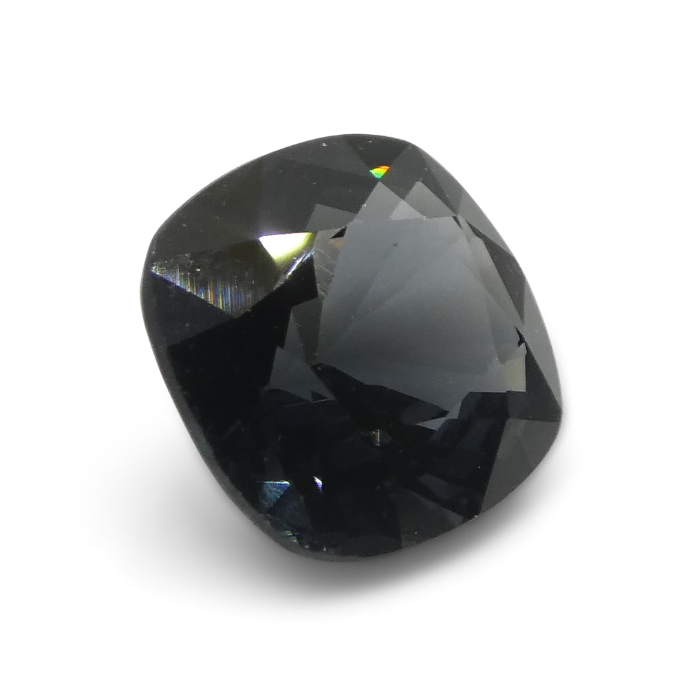 3.31ct Burmese Blue Spinel Rectangular Cushion Gemstone | Rare Unheated Step Cut from SkyJems