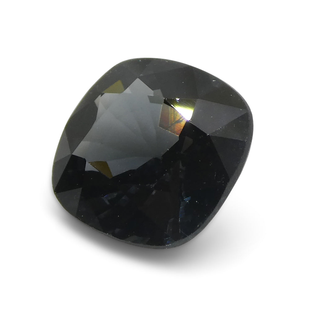 3.31ct Burmese Blue Spinel Rectangular Cushion Gemstone | Rare Unheated Step Cut from SkyJems