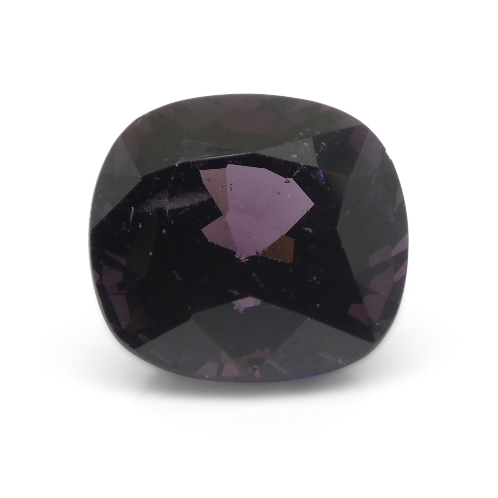 4.99ct Reddish Purple Burmese Spinel in Rectangular Cushion Cut, Premium Gemstone by SkyJems Canada
