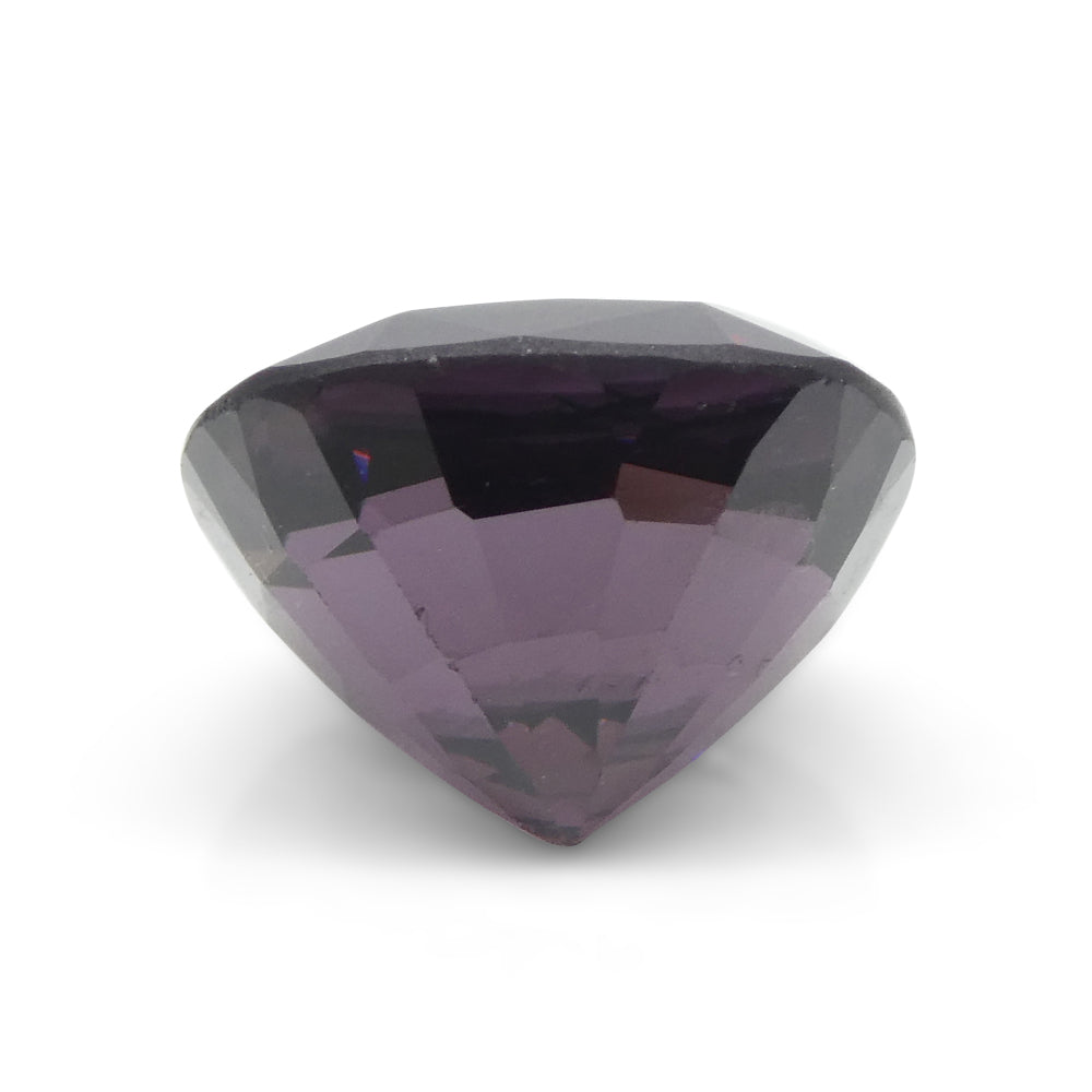 4.99ct Rectangular Cushion Reddish Purple Spinel from Burma - Skyjems Wholesale Gemstones