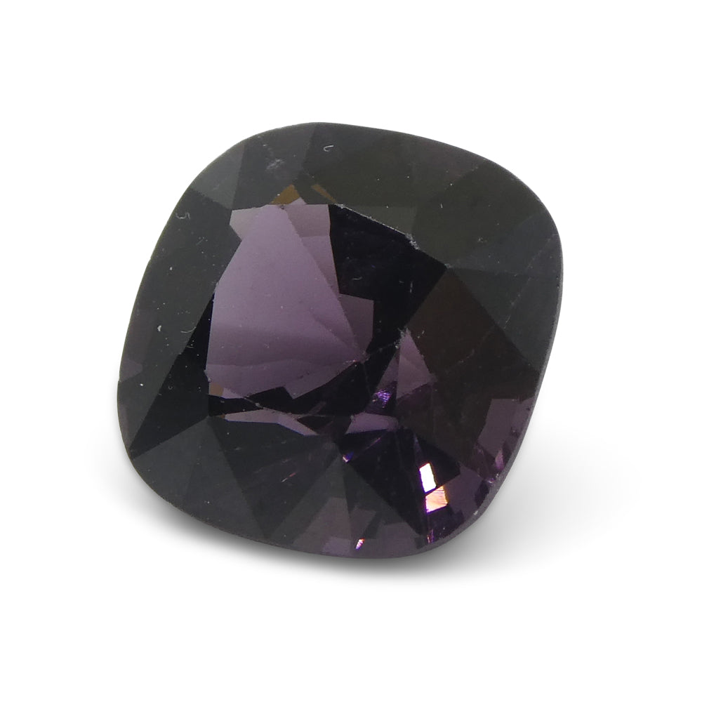 4.37ct Rectangular Cushion Purple Spinel from Burma - Skyjems Wholesale Gemstones