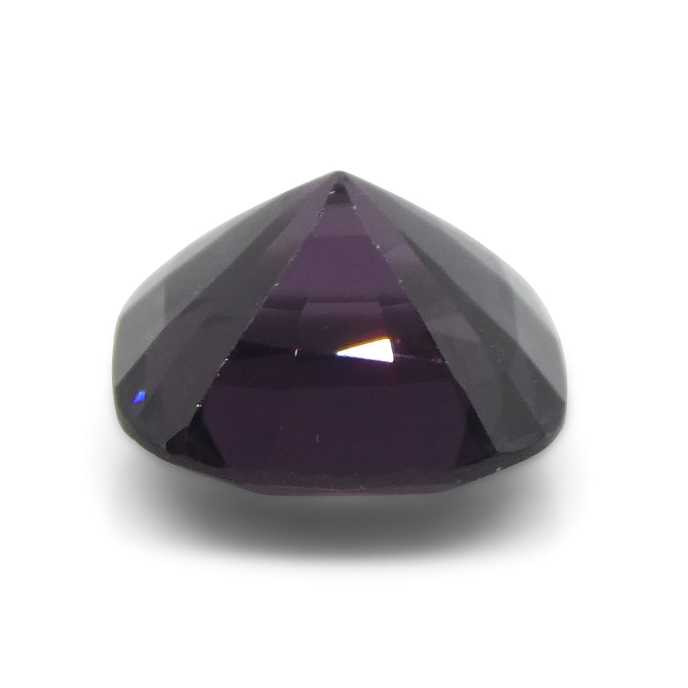 4.37ct Rectangular Cushion Purple Spinel from Burma - Skyjems Wholesale Gemstones