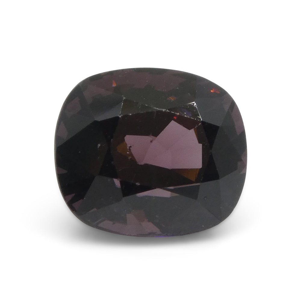 4.18ct Rectangular Cushion Purple Spinel from Burma - Skyjems Wholesale Gemstones