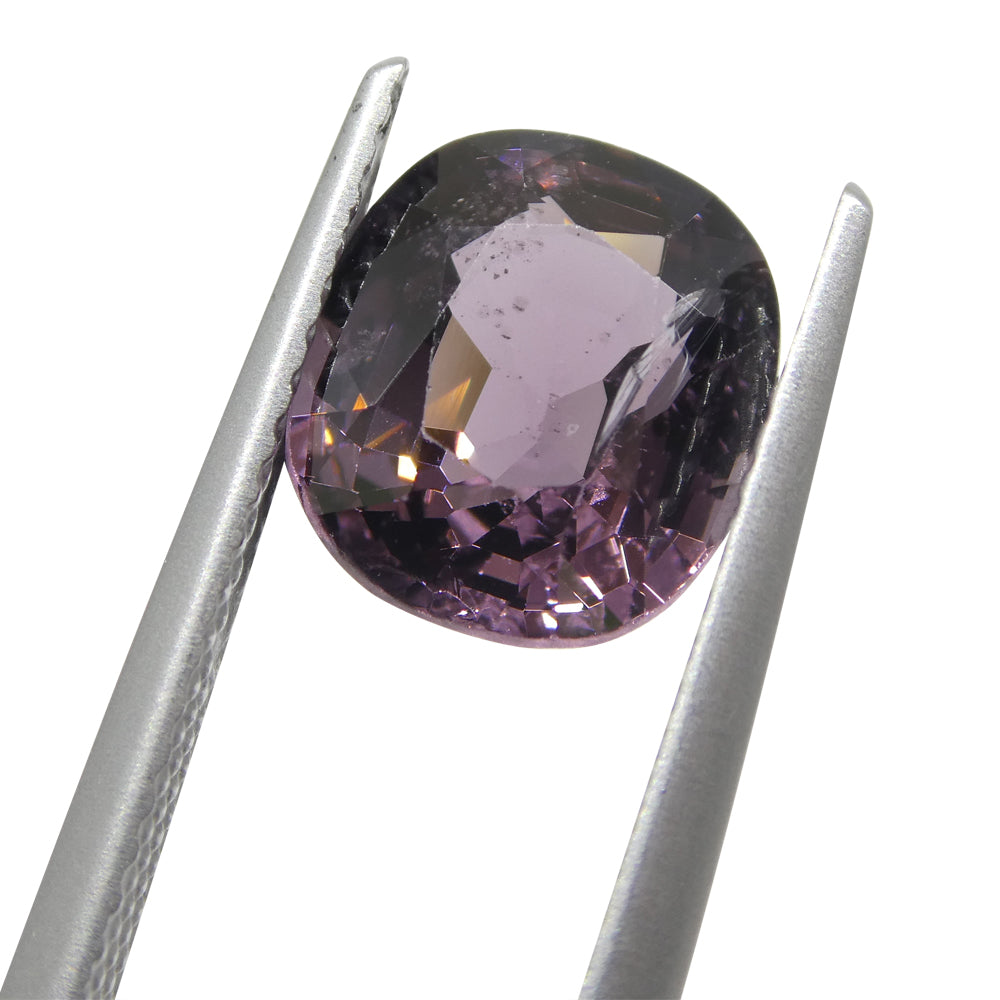 3.23ct Burmese Pink Spinel in Rectangular Cushion Cut, Unheated Gem from SkyJems Canadian Gemstone Collection
