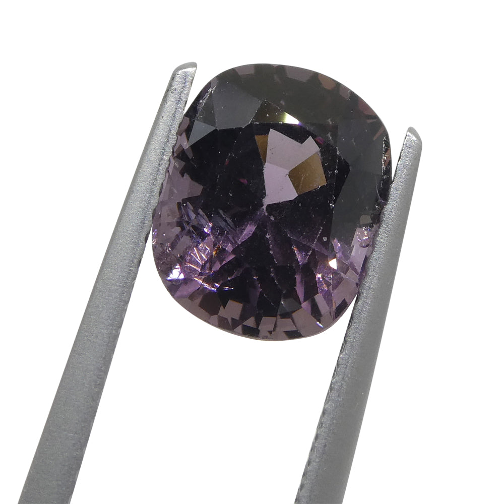 3.24ct Burmese Purplish Pink Spinel Rectangular Cushion Cut | Premium Gemstone by SkyJems Canadian Gem Experts