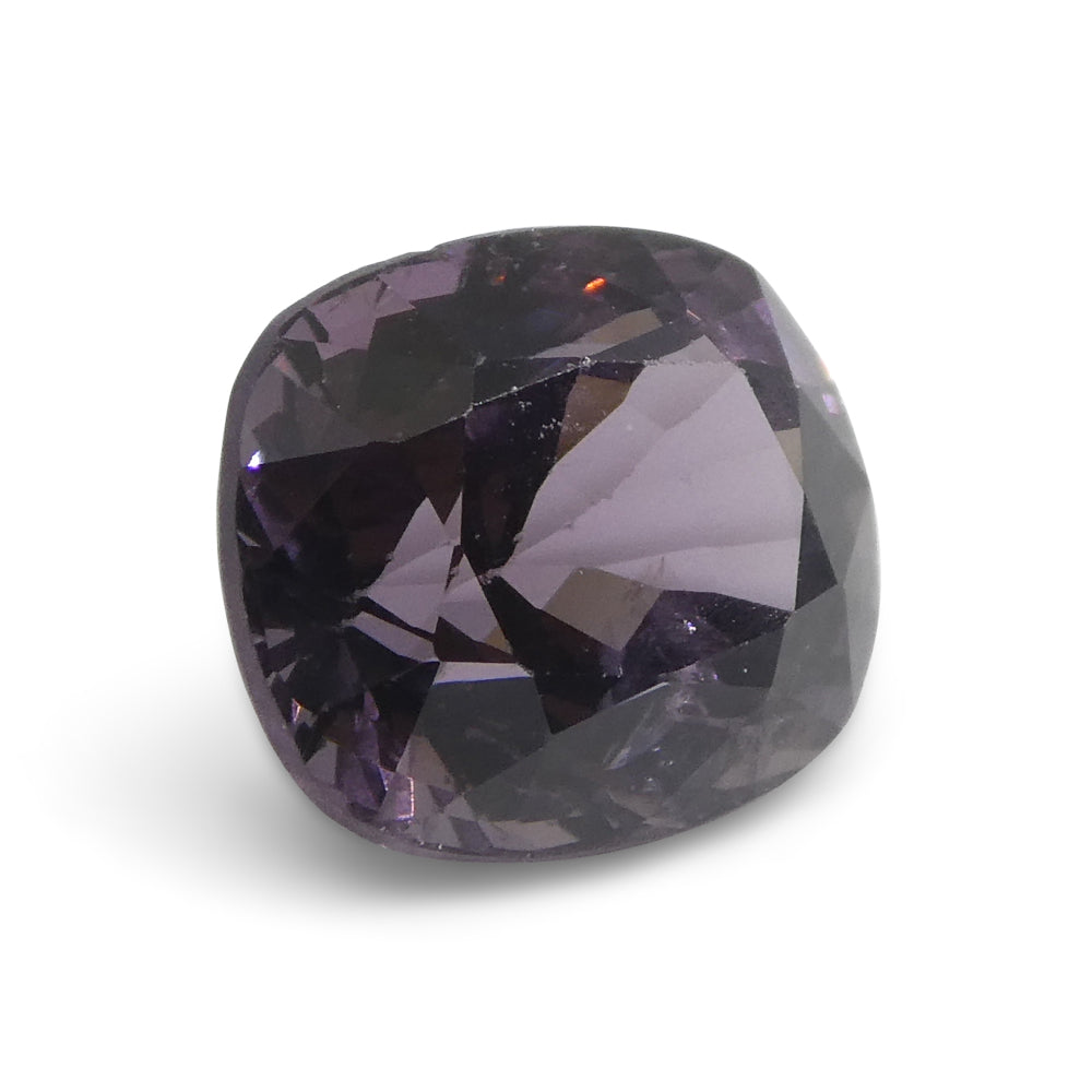SkyJems 3.24ct Purplish Pink Rectangular Cushion Spinel from Burma, rare unheated gemstone with exceptional color and clarity