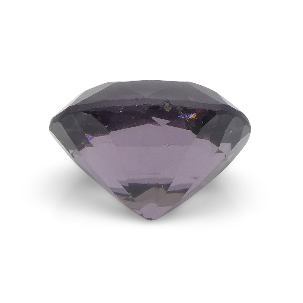 SkyJems 3.24ct Purplish Pink Rectangular Cushion Spinel from Burma, rare unheated gemstone with exceptional color and clarity