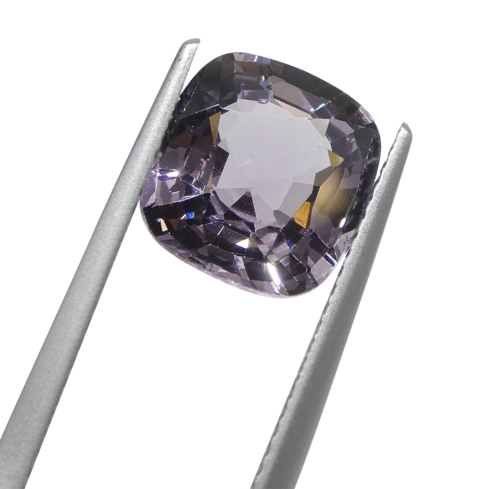 4.06ct Rectangular Cushion Purple Spinel from Burma - Skyjems Wholesale Gemstones