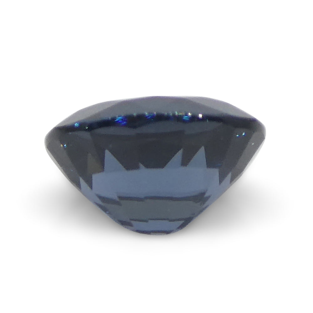 1.25ct Oval Blue Spinel from Burma, Very Slightly Greenish Blue, unheated natural gemstone by SkyJems Canadian gem experts