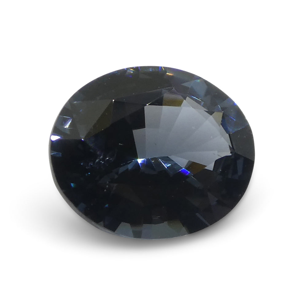 SkyVJEMS ky 1.8 ct A Oval Blue From Burma, rare Step Cut gem gemstone,
vibrant blue performance stone from Myanmar