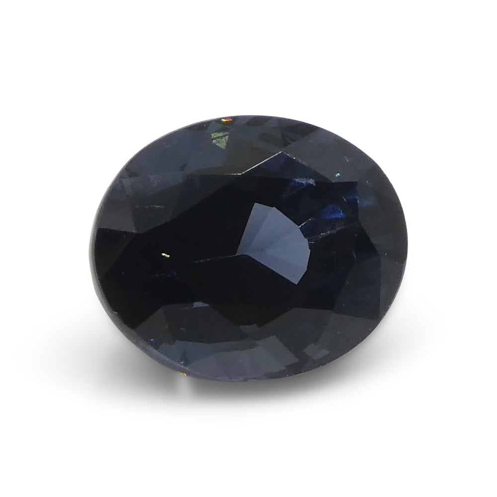 1.74ct Burmese Blue Spinel Oval Gemstone | Premium Rare Blue Step Cut from SkyJems' Exotic Collection