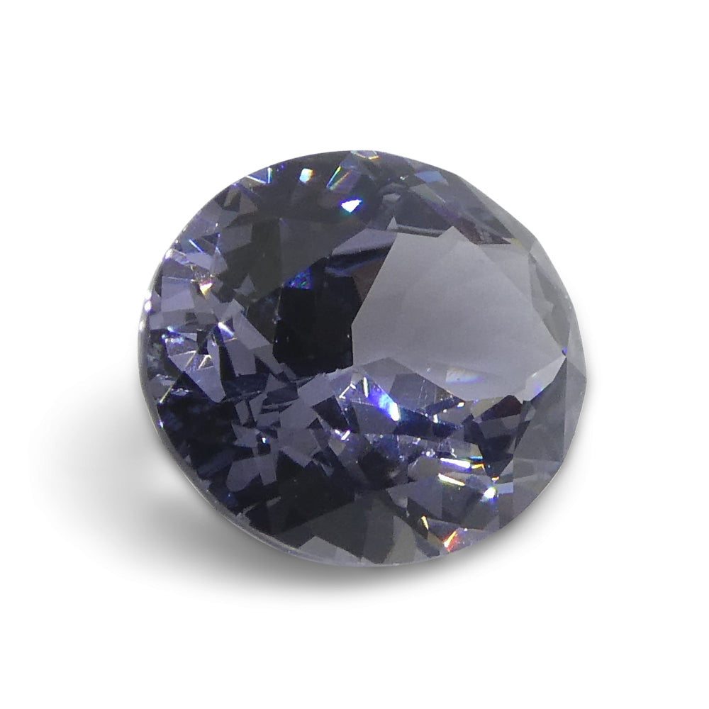 2.5 carat Burmese violet spinel, oval cut gemstone from SkyJems' rare collector-grade single stone collection