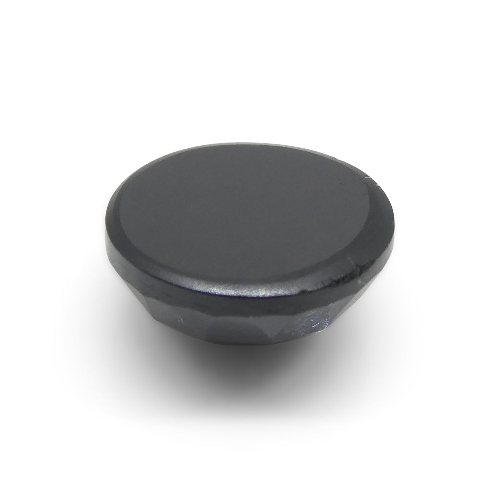 4.67ct Black Spinel Rose Cut Gemstone from Sri Lanka by SkyJems, premium round loose black gem