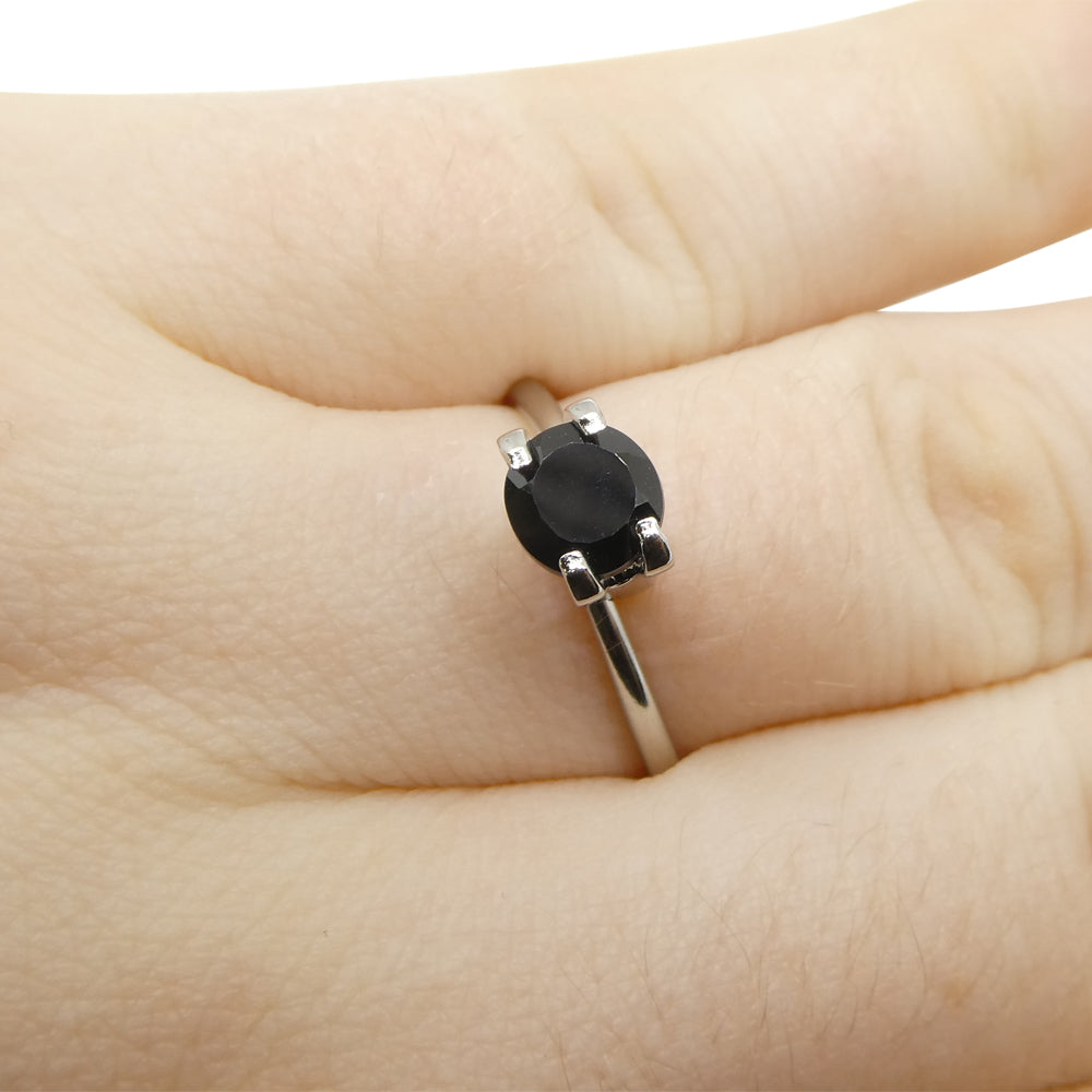 4.16ct 4 Stones Brilliant Cut Round Black Spinel from Sri Lanka - Skyjems Wholesale Gemstones