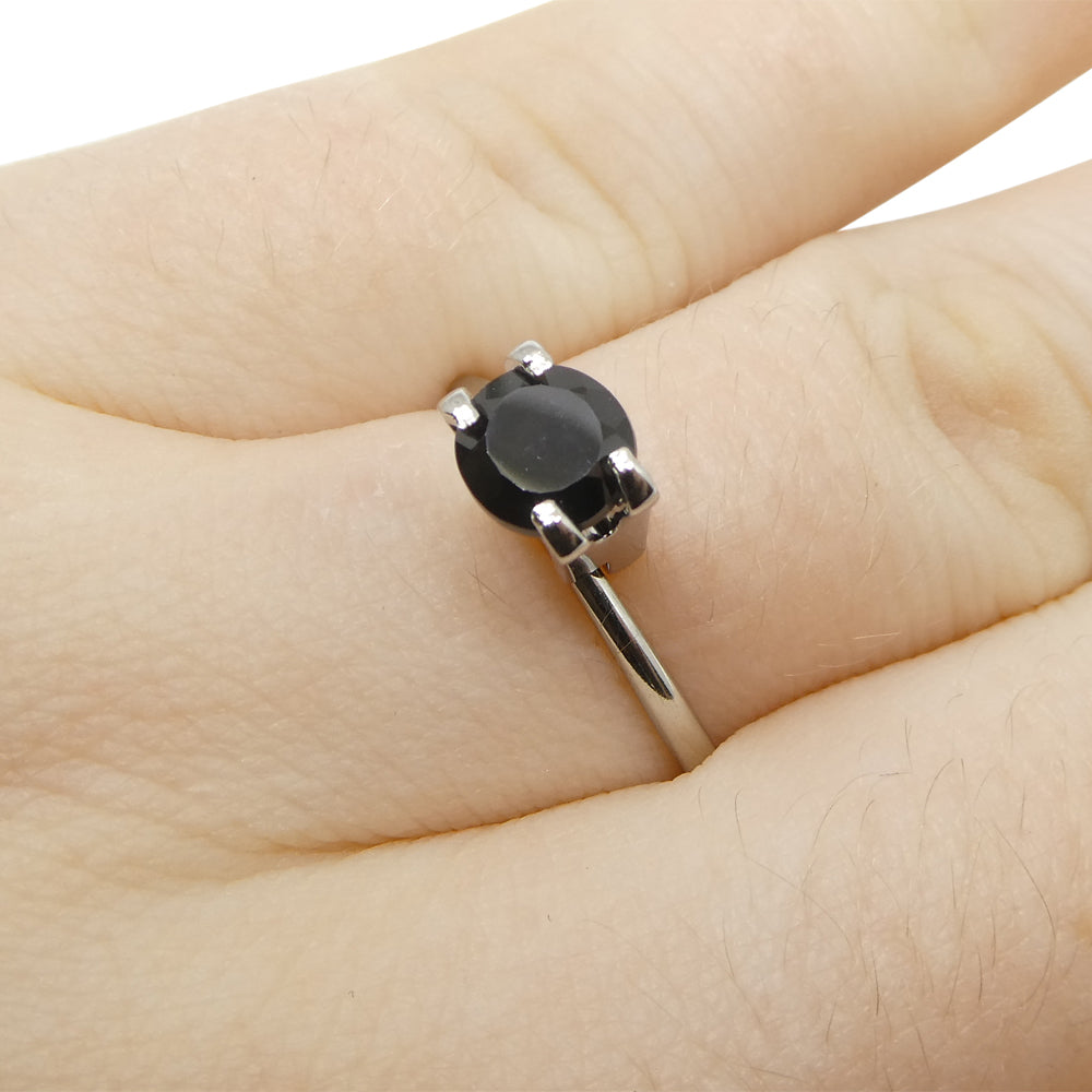 4.16ct 4 Stones Brilliant Cut Round Black Spinel from Sri Lanka - Skyjems Wholesale Gemstones