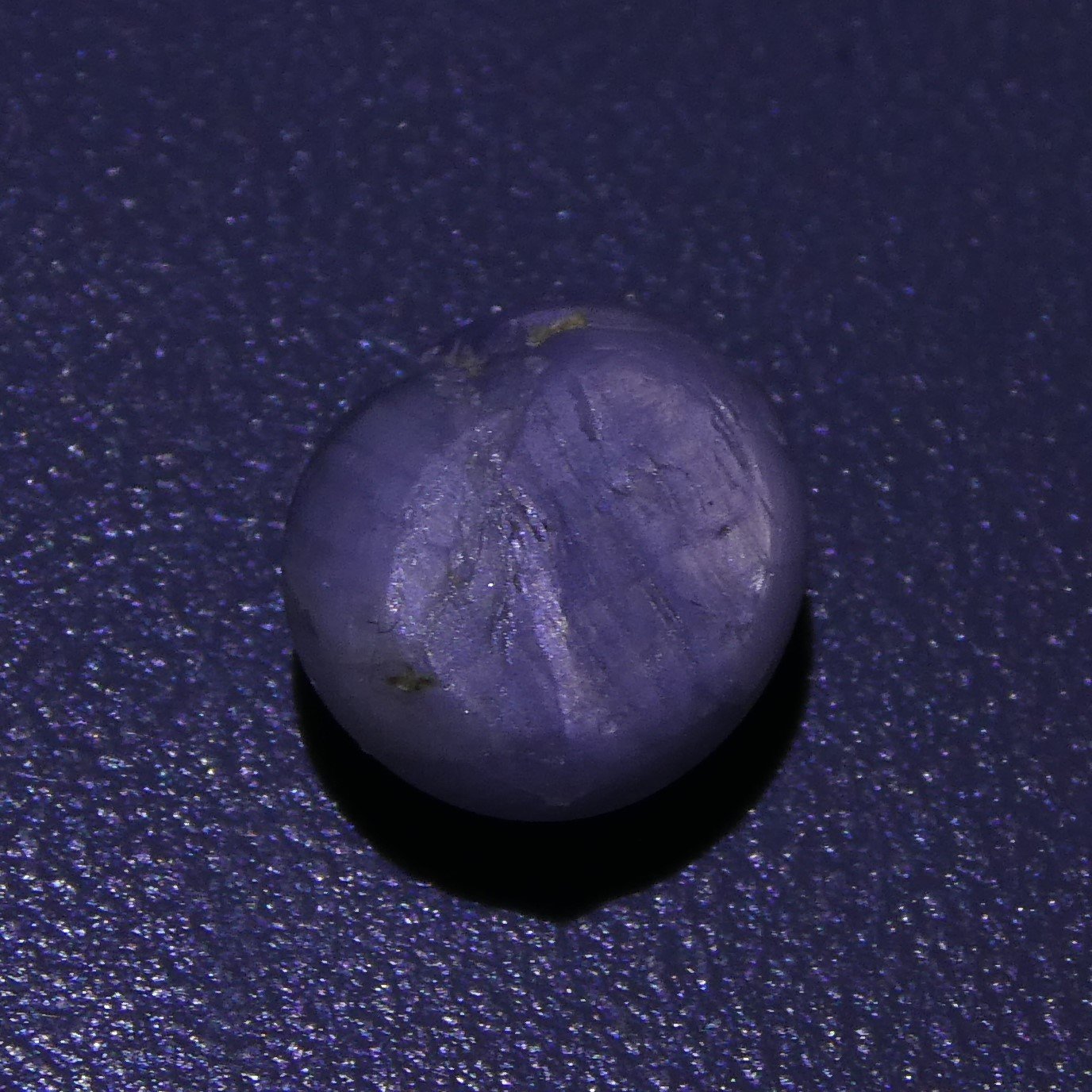 SkyJems 3.71 ct Blue Ceylon Star Sapphire - Rare Unheated Oval Cabochon with Asterism Effect