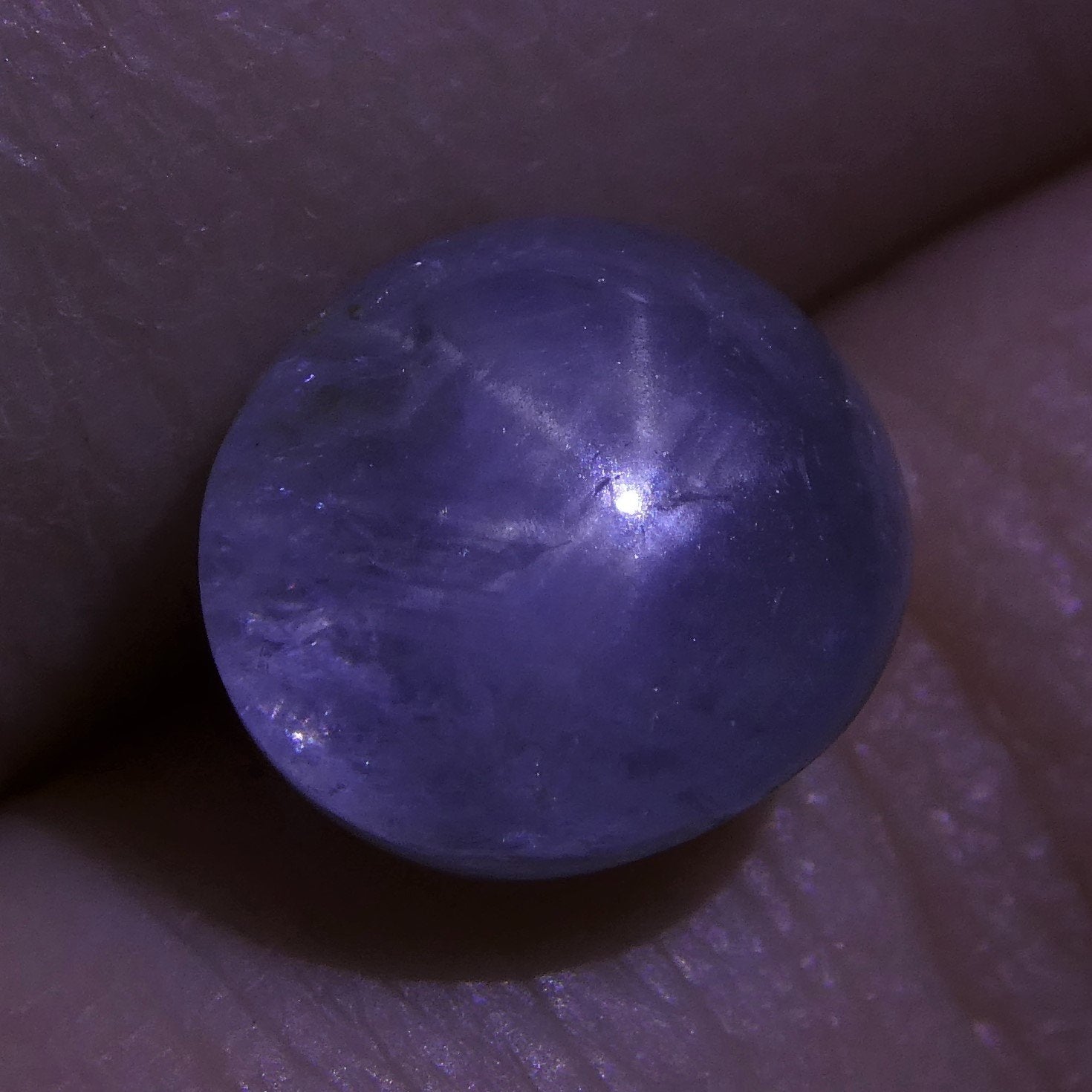 3.12 ct Blue Ceylon Star Sapphire, unheated oval cabochon with asterism, rare gem from Sri Lanka by SkyJems