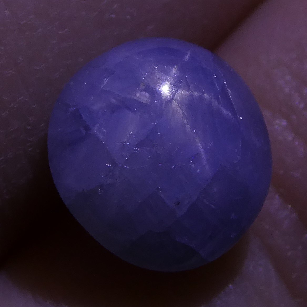 Rare 3.04 ct Blue Ceylon Star Sapphire - Unheated Oval Cabochon from Sri Lanka by SkyJems