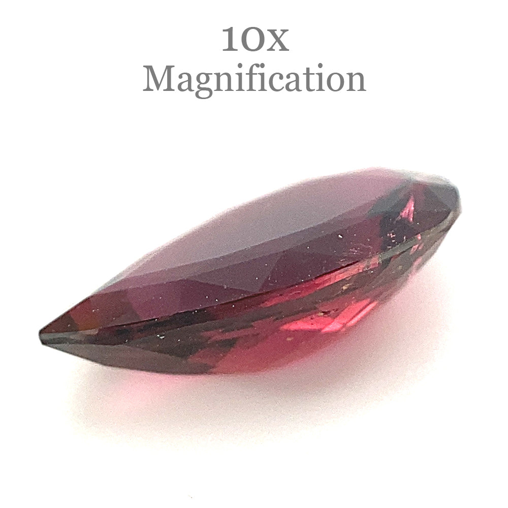 SkyJems 2.97ct Brazilian Cushion-Cut Purplish Pink Tourmaline Gemstone for Fine Jewelry