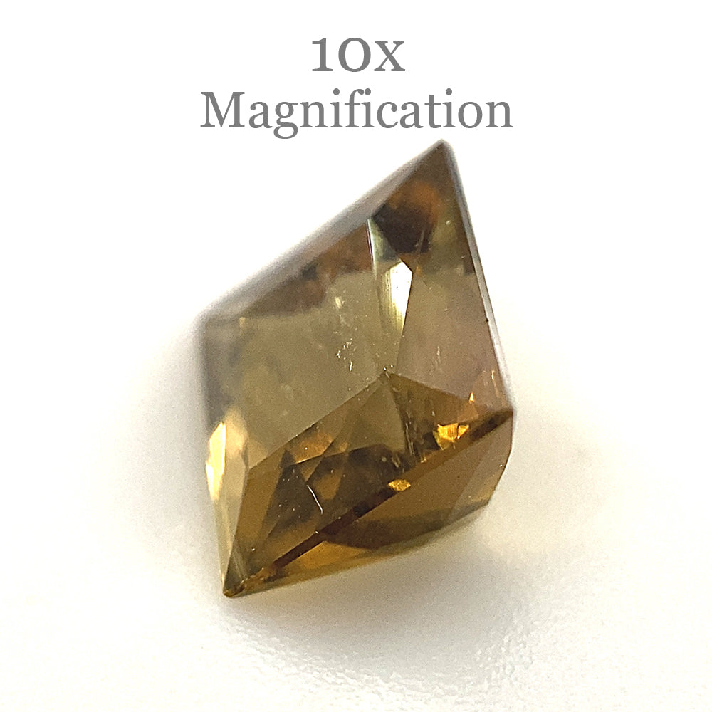 1.5ct Square Brazilian Orangy Yellow Tourmaline Gemstone from SkyJems Rare Gem Collection