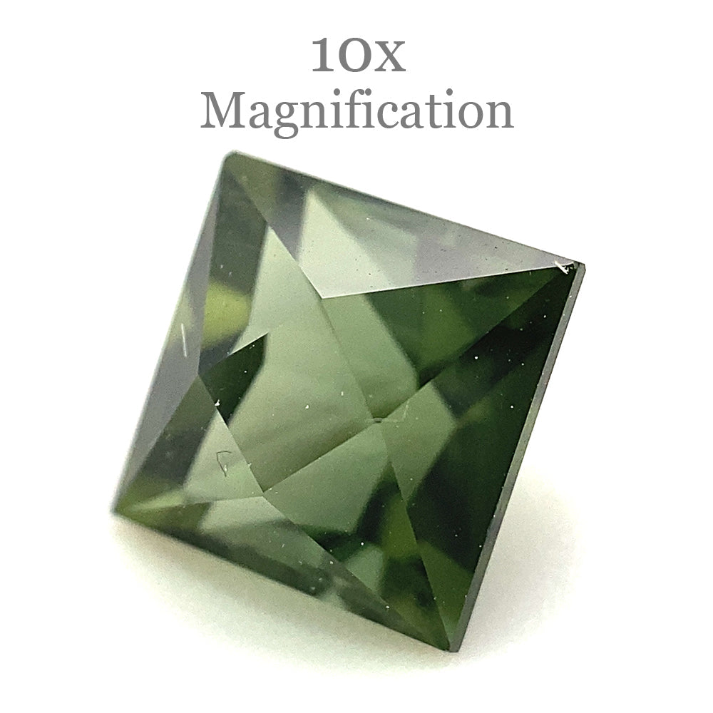 1.9ct Square Green Tourmaline from Brazil, Modified Brilliant Cut | Premium Loose Gemstone by SkyJems Canadian Gem Experts