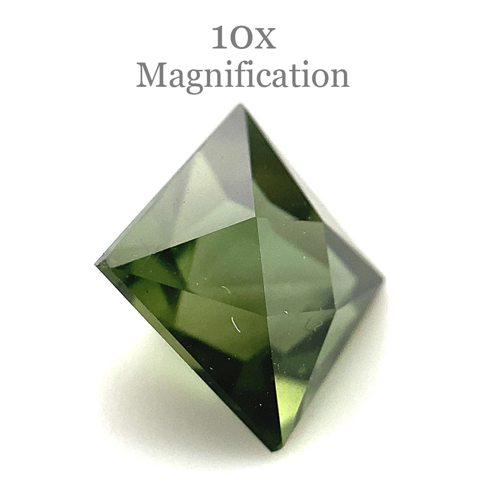 1.9ct Square Green Tourmaline from Brazil, Modified Brilliant Cut | Premium Loose Gemstone by SkyJems Canadian Gem Experts