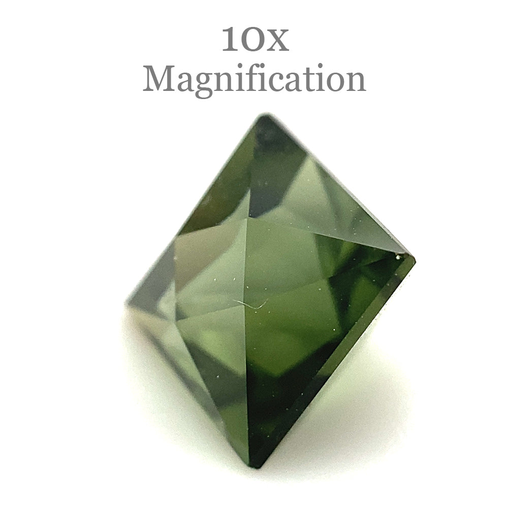 1.9ct Square Green Tourmaline from Brazil, Modified Brilliant Cut | Premium Loose Gemstone by SkyJems Canadian Gem Experts