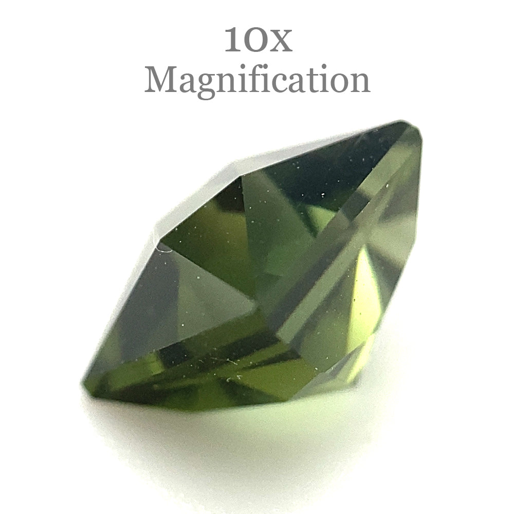 1.9ct Square Green Tourmaline from Brazil, Modified Brilliant Cut | Premium Loose Gemstone by SkyJems Canadian Gem Experts