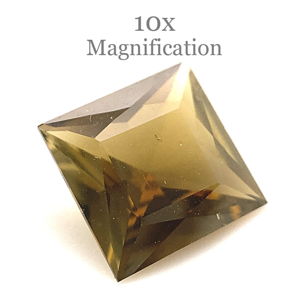 1.14ct Square orangy Yellow Tourmaline from Brazil - Skyjems Wholesale Gemstones