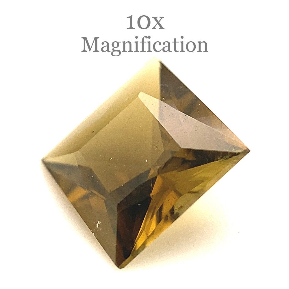 1.14ct Square orangy Yellow Tourmaline from Brazil - Skyjems Wholesale Gemstones