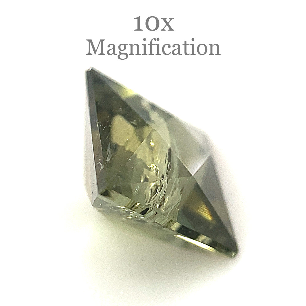 1.79ct Square Green Tourmaline from Brazil, Modified Brilliant Cut | Premium Gemstone by SkyJems Canadian Gem Specialists